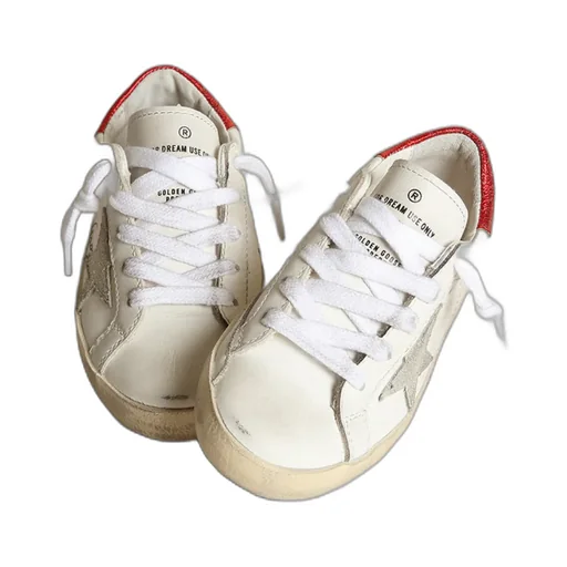 Distressed Lace-Up Sneakers