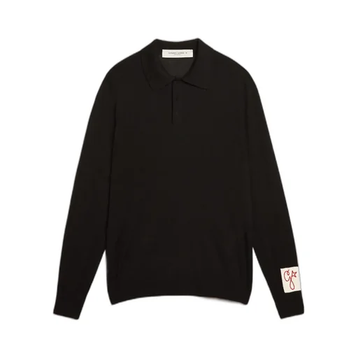 Logo Patch Polo Shirt