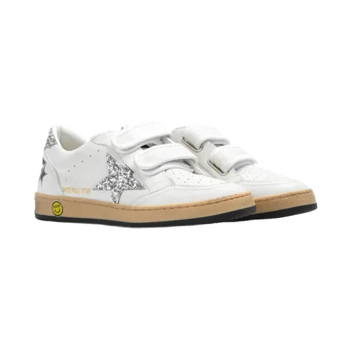 Kids Ball Star Glittered Sneakers