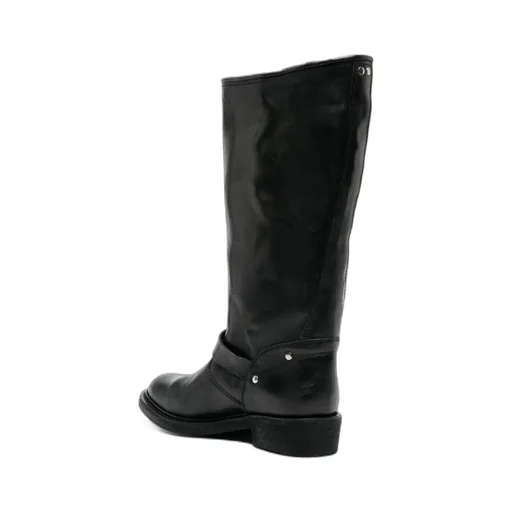 Buckle-Detailed Boots