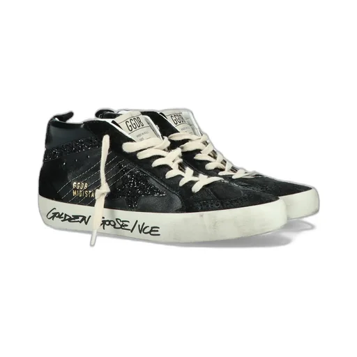 Glitter Detailed Mid Star Sneakers
