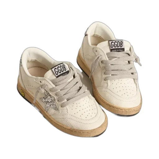 Ball Star Round Toe Sneakers