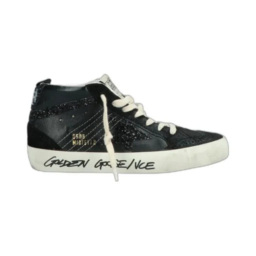 Glitter Detailed Mid Star Sneakers