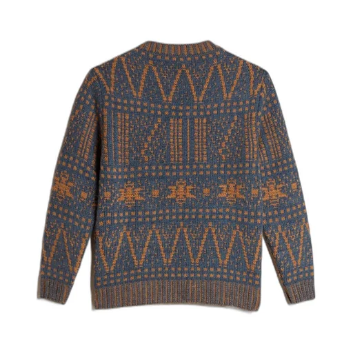 Patterned Knit Sweater
