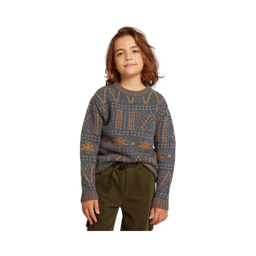 Patterned Knit Sweater