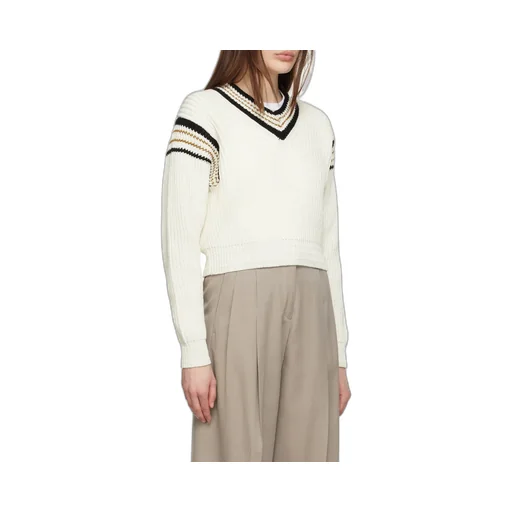 V-Neck Knitted Sweater