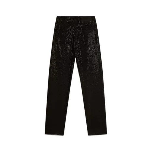 Embellished Distressed Trousers
