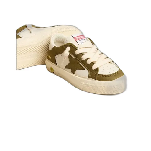 May Round Toe Lace-Up Sneakers