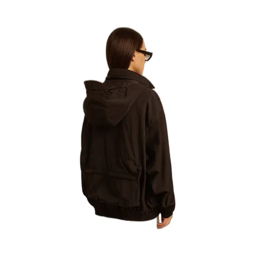 Pockets Detailed High-Neck Windbreaker