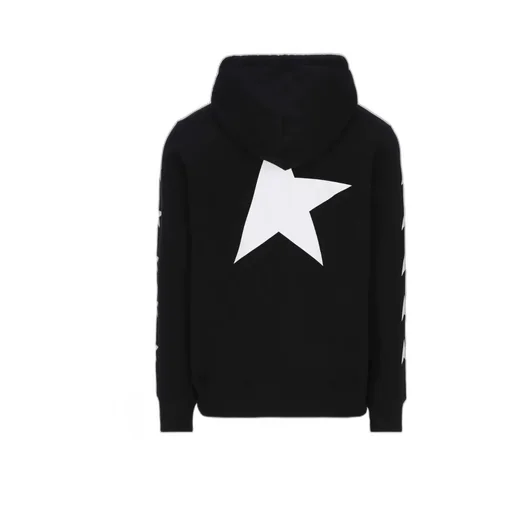 Star Printed Drawstring Hoodie
