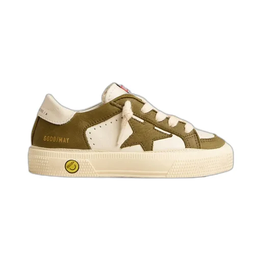 May Round Toe Lace-Up Sneakers