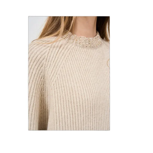 Knitted Embellished Jumper