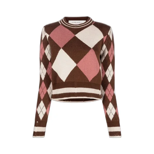 Intarsia-Knit Crewneck Jumper