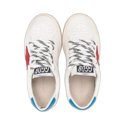 Ball Star-Patch Lace-Up Sneakers