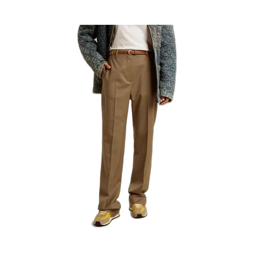 Straight-Leg Tailored Trousers