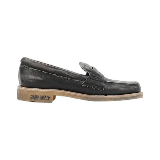 Round-Toe Penny Loafers
