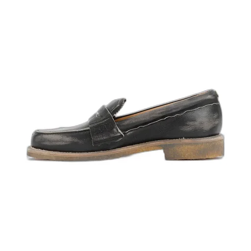 Round-Toe Penny Loafers