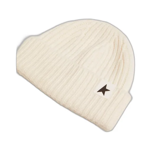Star Patch Ribbed Beanie