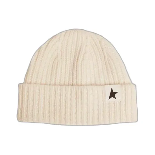 Star Patch Ribbed Beanie