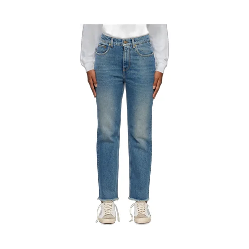 Logo Patch Flared Jeans