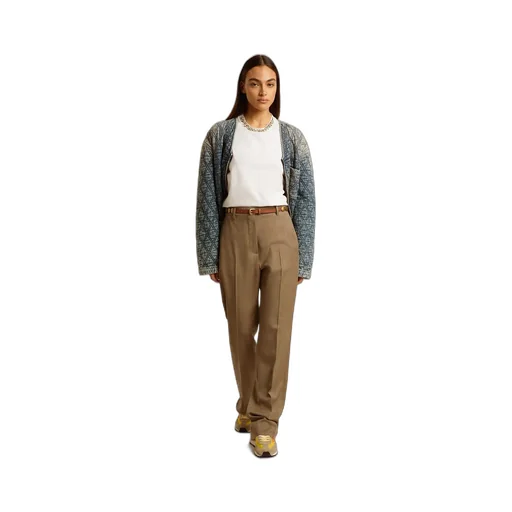 Straight-Leg Tailored Trousers