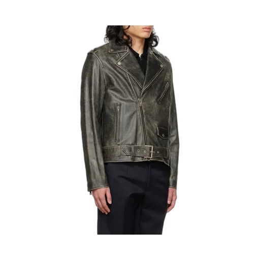 Zipped Biker Jacket