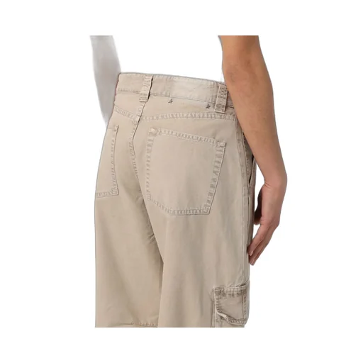 Wide-Leg Cargo Trousers