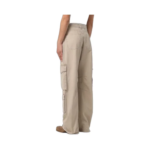 Wide-Leg Cargo Trousers