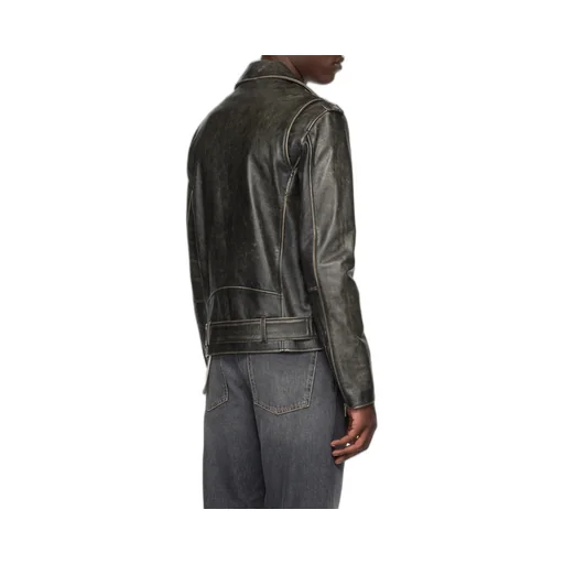 Zipped Biker Jacket