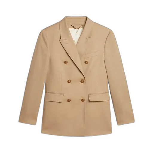 Double-Breasted Tailored Blazer