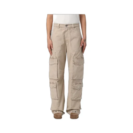 Wide-Leg Cargo Trousers