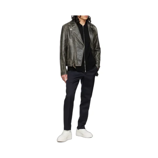 Zipped Biker Jacket