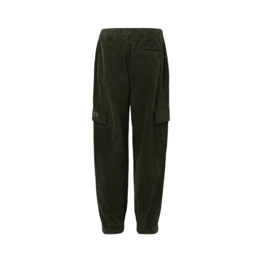 Belted-Waist Corduroy Trousers