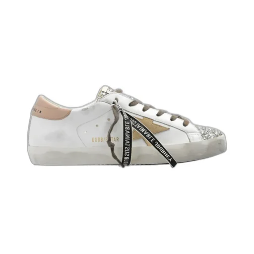 Star Patch Glittered Sneakers