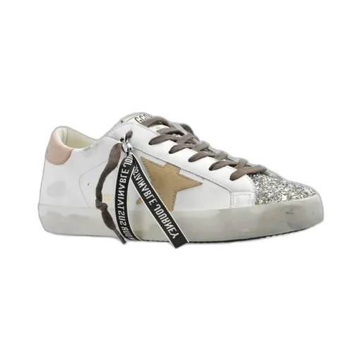 Star Patch Glittered Sneakers