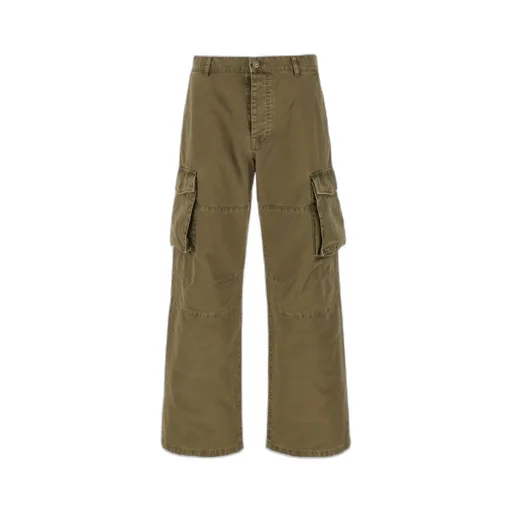 Wide-Leg Cargo Pants