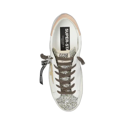 Star Patch Glittered Sneakers