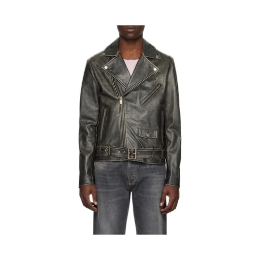 Zipped Biker Jacket