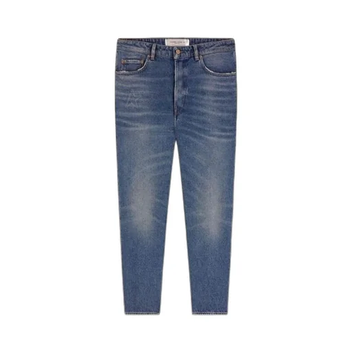 Washed Effect Straight Leg Jeans