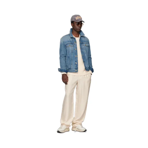 Buttoned Denim Jacket