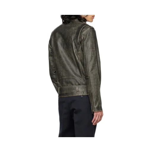 Zipped Biker Jacket