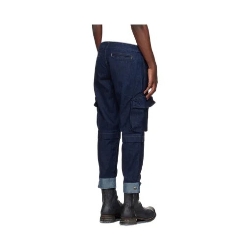 Tie Denim Trousers
