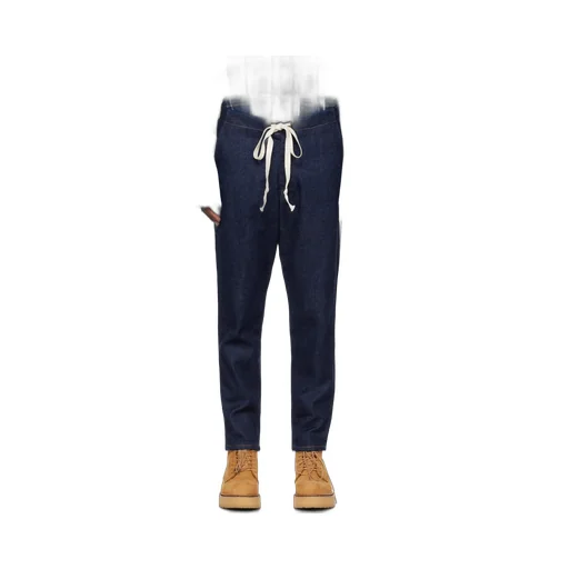 Drawstring Waist Jeans