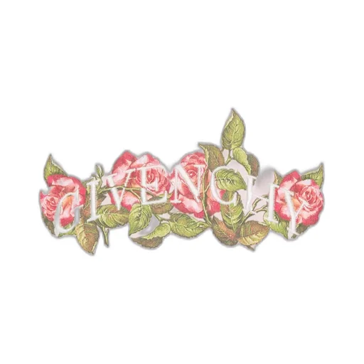 T-Shirt In Cotton With Roses Print