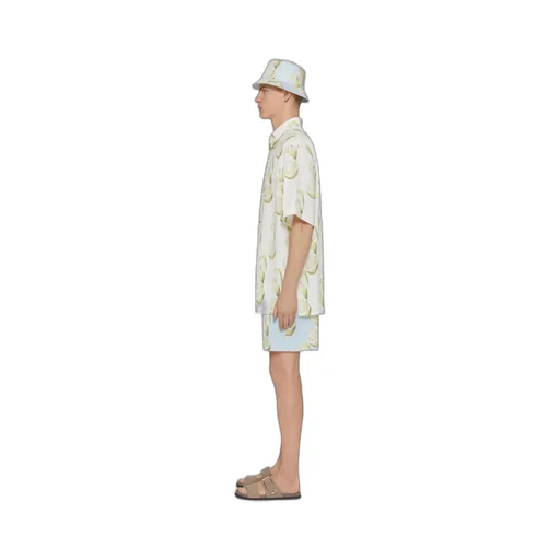 Printed Shirt In Cotton Seersucker
