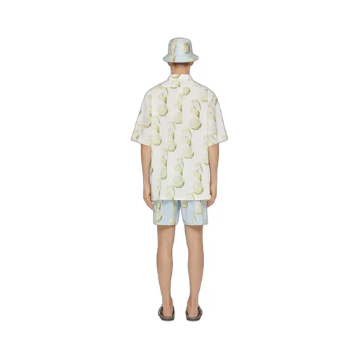 Printed Shirt In Cotton Seersucker