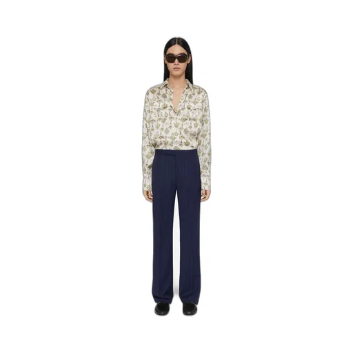 Chandelier Printed Long-Sleeved Shirt