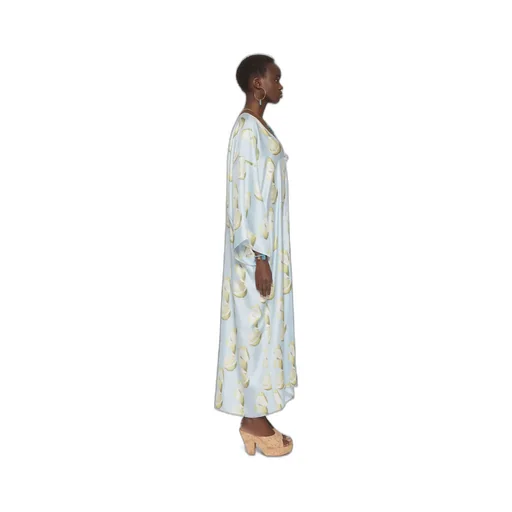 Printed Kaftan In Silk