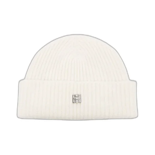 Ribbed-Knit Beanie Hat