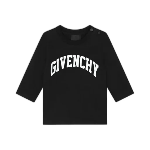 Round Collar And Long-Sleeved T-Shirt
